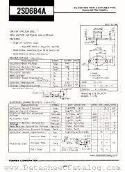 2SD684A datasheet pdf TOSHIBA
