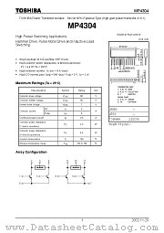 MP4304 datasheet pdf TOSHIBA