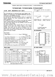 TC74VHC164F datasheet pdf TOSHIBA