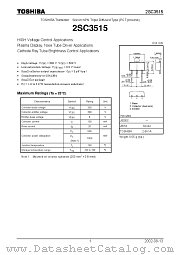 2SC3515 datasheet pdf TOSHIBA