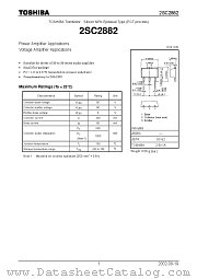 2SC2882 datasheet pdf TOSHIBA