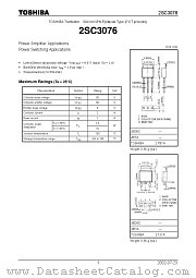 2SC3076 datasheet pdf TOSHIBA