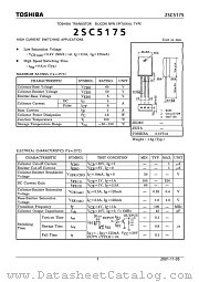 2SC5175 datasheet pdf TOSHIBA