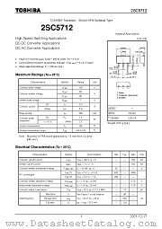 2SC5712 datasheet pdf TOSHIBA