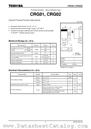 CRG01 datasheet pdf TOSHIBA