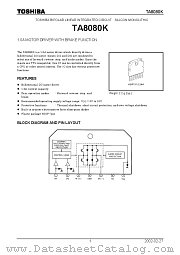 TA8080K datasheet pdf TOSHIBA