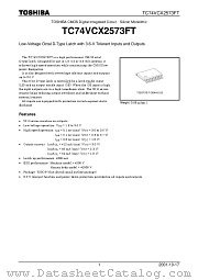 TC74VCX2573FT datasheet pdf TOSHIBA