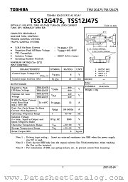 TSS12J47S datasheet pdf TOSHIBA