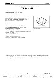 TB6592FL datasheet pdf TOSHIBA