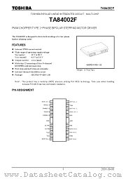 TA84002F datasheet pdf TOSHIBA