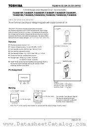 TA4805F datasheet pdf TOSHIBA