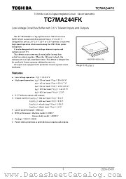 TC7MA244FK datasheet pdf TOSHIBA
