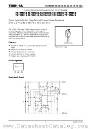 TA78M12S datasheet pdf TOSHIBA