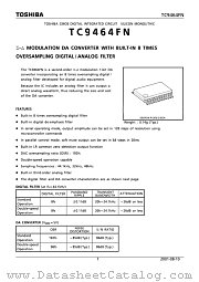 TC9464FN datasheet pdf TOSHIBA