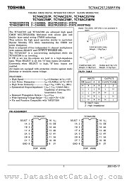 TC74AC257FN datasheet pdf TOSHIBA