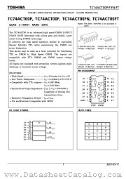 TC74ACT00P datasheet pdf TOSHIBA