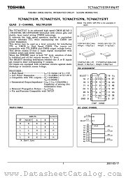 TC74ACT157FT datasheet pdf TOSHIBA