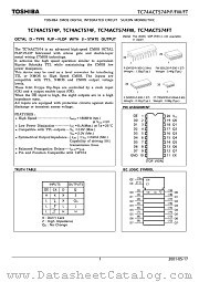 TC74ACT574FT datasheet pdf TOSHIBA