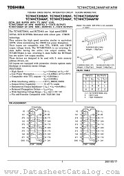 TC74HCT240AF datasheet pdf TOSHIBA