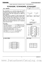 TC74VHC04F datasheet pdf TOSHIBA