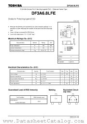 DF3A6.8LFE datasheet pdf TOSHIBA