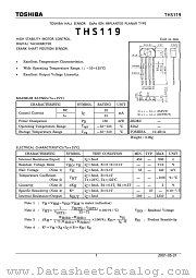 THS119 datasheet pdf TOSHIBA