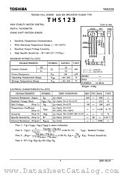 THS123 datasheet pdf TOSHIBA