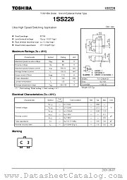 1SS226 datasheet pdf TOSHIBA