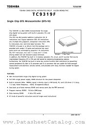 TC9319F datasheet pdf TOSHIBA