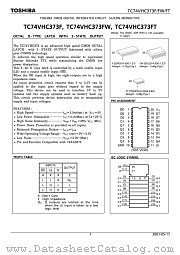TC74VHC373FT datasheet pdf TOSHIBA