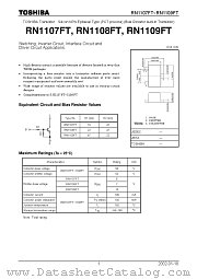 RN1108FT datasheet pdf TOSHIBA