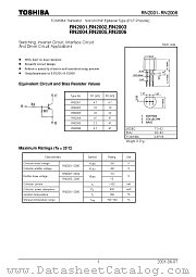 RN2004 datasheet pdf TOSHIBA