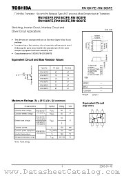 RN1902FE datasheet pdf TOSHIBA