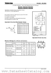 RN2602 datasheet pdf TOSHIBA