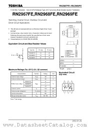 RN2967FE datasheet pdf TOSHIBA