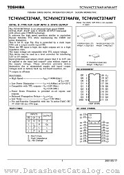 TC74VHCT374AFT datasheet pdf TOSHIBA
