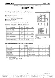 HN1C01FU datasheet pdf TOSHIBA