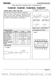 TC4001BP datasheet pdf TOSHIBA