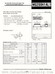 MG200H1AL1 datasheet pdf TOSHIBA