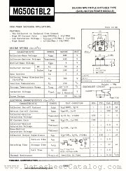 MG50G1BL2 datasheet pdf TOSHIBA