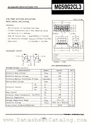 MG50G2CL3 datasheet pdf TOSHIBA
