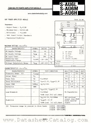 S-AU6M datasheet pdf TOSHIBA