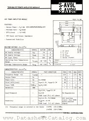 S-AV9H datasheet pdf TOSHIBA