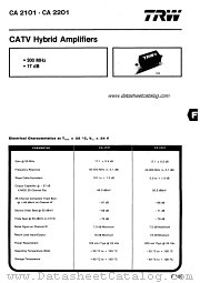 CA2201 datasheet pdf TRW