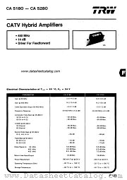 CA5180 datasheet pdf TRW