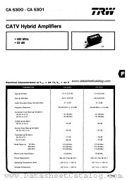 CA5300 datasheet pdf TRW