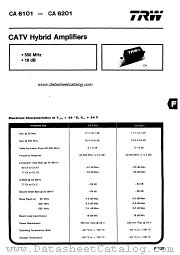 CA6201 datasheet pdf TRW