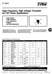 LT1817 datasheet pdf TRW