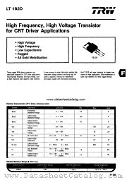 LT1820 datasheet pdf TRW
