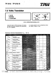 TP212S datasheet pdf TRW